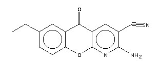2-Amino-7-ethyl-5-oxo-5H-(1)benzopyrano-(2,3-b)pyridine-3-carbonitrileStructure,68302-09-0Structure 2-Amino-7-ethyl-5-oxo-5H-(1)benzopyrano-(2,3-b)pyridine-3-carbonitrile Structure,68302-09-0Structure