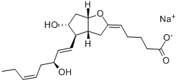Sodium (5z,9alpha,11alpha,13e,15s,17z)-11,15-dihydroxy-6,9-epoxyprosta-5,13,17-trien-1-oateStructure,68324-96-9Structure Sodium (5z,9alpha,11alpha,13e,15s,17z)-11,15-dihydroxy-6,9-epoxyprosta-5,13,17-trien-1-oate Structure,68324-96-9Structure