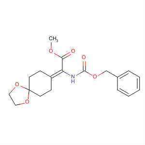 2-(芐氧基羰基氨基)-2-(1,4-二噁螺[4.5]癸烷-8-基)乙酸甲酯結(jié)構(gòu)式_684283-02-1結(jié)構(gòu)式