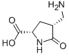 L-proline, 4-(aminomethyl)-5-oxo-, (4r)-(9ci)Structure,686287-94-5Structure L-proline, 4-(aminomethyl)-5-oxo-, (4r)-(9ci) Structure,686287-94-5Structure