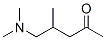2-Pentanone, 5-(dimethylamino)-4-methyl-(9ci)Structure,68724-22-1Structure 2-Pentanone, 5-(dimethylamino)-4-methyl-(9ci) Structure,68724-22-1Structure