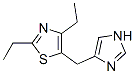 Thiazole, 2,4-diethyl-5-(1h-imidazol-4-ylmethyl)- (9ci)Structure,687995-60-4Structure Thiazole, 2,4-diethyl-5-(1h-imidazol-4-ylmethyl)- (9ci) Structure,687995-60-4Structure