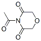 3,5-Morpholinedione, 4-acetyl-(9ci)Structure,68985-06-8Structure 3,5-Morpholinedione, 4-acetyl-(9ci) Structure,68985-06-8Structure