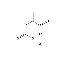 Itaconic acid, magnesium saltStructure,69064-18-2Structure Itaconic acid, magnesium salt Structure,69064-18-2Structure