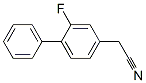 2-氟-(1,1聯(lián)苯)-4-乙腈結構式_69168-31-6結構式