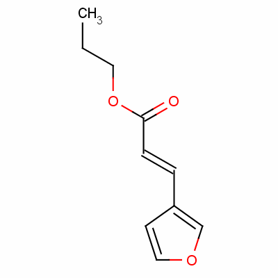 2-Propenoic acid,3-(3-furanyl)-, propyl esterStructure,6938-33-6Structure 2-Propenoic acid,3-(3-furanyl)-, propyl ester Structure,6938-33-6Structure