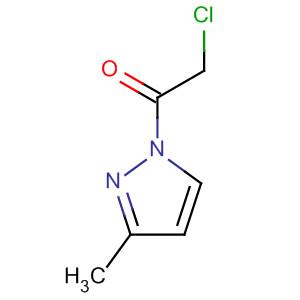 (9ci)-1-(氯乙?；?-3-甲基-1H-吡唑結(jié)構(gòu)式_69413-05-4結(jié)構(gòu)式