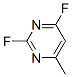 Pyrimidine, 2,4-difluoro-6-methyl- (7ci,8ci,9ci)Structure,696-80-0Structure Pyrimidine, 2,4-difluoro-6-methyl- (7ci,8ci,9ci) Structure,696-80-0Structure
