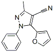 1H-pyrazole-4-carbonitrile, 5-(2-furanyl)-3-methyl-1-phenyl-Structure,698367-13-4Structure 1H-pyrazole-4-carbonitrile, 5-(2-furanyl)-3-methyl-1-phenyl- Structure,698367-13-4Structure