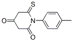 2,4-Piperidinedione, 1-(4-methylphenyl)-6-thioxo-Structure,698388-84-0Structure 2,4-Piperidinedione, 1-(4-methylphenyl)-6-thioxo- Structure,698388-84-0Structure