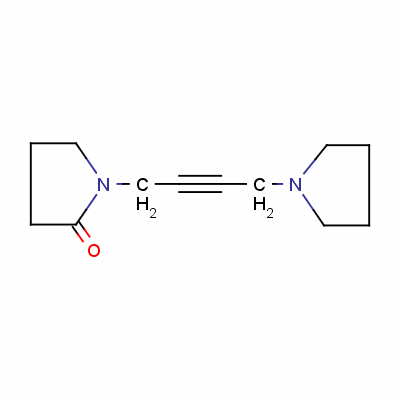 2-Pyrrolidinone,1-[4-(1-pyrrolidinyl)-2-butyn-1-yl]- Structure,70-22-4Structure