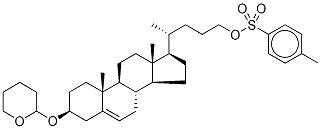 (3Beta)-cholest-5-ene-3,24-diol 24-methylbenzenesulfonate 3-o-tetrahydropyranyl etherStructure,70141-04-7Structure (3Beta)-cholest-5-ene-3,24-diol 24-methylbenzenesulfonate 3-o-tetrahydropyranyl ether Structure,70141-04-7Structure