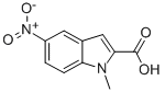 1H-Indole-2-carboxylic acid, 1-methyl-5-nitro-Structure,71056-94-5Structure 1H-Indole-2-carboxylic acid, 1-methyl-5-nitro- Structure,71056-94-5Structure