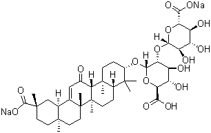 甘草酸二鈉結(jié)構(gòu)式_71277-79-7結(jié)構(gòu)式