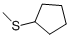 CyclopentylmethylsulfideStructure,7133-36-0Structure Cyclopentylmethylsulfide Structure,7133-36-0Structure