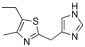 Thiazole, 5-ethyl-2-(1h-imidazol-4-ylmethyl)-4-methyl- (9ci)Structure,713487-38-8Structure Thiazole, 5-ethyl-2-(1h-imidazol-4-ylmethyl)-4-methyl- (9ci) Structure,713487-38-8Structure