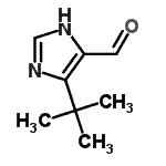 (9ci)-5-(1,1-二甲基乙基)-1H-咪唑-4-羧醛結(jié)構(gòu)式_714273-83-3結(jié)構(gòu)式