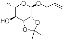 Allyl 2,3-o-isopropylidene-a-l-rhamnopyranosideStructure,71695-57-3Structure Allyl 2,3-o-isopropylidene-a-l-rhamnopyranoside Structure,71695-57-3Structure