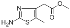 Methyl 2-(2-amino-5-methyl-1,3-thiazol-4-yl)acetate Structure,72054-60-5Structure