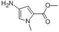 Methyl 4-amino-1-methyl-1h-pyrrole-2-carboxylateStructure,72083-62-6Structure Methyl 4-amino-1-methyl-1h-pyrrole-2-carboxylate Structure,72083-62-6Structure