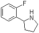 2-(2-氟苯基)-吡咯烷結(jié)構(gòu)式_72216-04-7結(jié)構(gòu)式