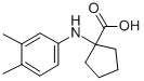 1-(3,4-Dimethylphenylamino)cyclopentanecarboxylic acidStructure,725234-54-8Structure 1-(3,4-Dimethylphenylamino)cyclopentanecarboxylic acid Structure,725234-54-8Structure