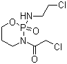 3-(2-氯乙?；?-2-[(2-氯乙基)氨基]四氫-2H-1,3,2-噁磷-2-氧化物結構式_72578-71-3結構式