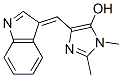 1H-imidazol-5-ol, 4-(3h-indol-3-ylidenemethyl)-1,2-dimethyl- Structure,726202-26-2Structure