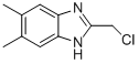 (9ci)-2-(氯甲基)-5,6-二甲基-1H-苯并咪唑結構式_72998-92-6結構式