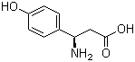 (R)-4-羥基-beta-苯丙氨酸結(jié)構(gòu)式_73025-68-0結(jié)構(gòu)式