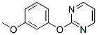 Pyrimidine, 2-(3-methoxyphenoxy)- (9ci)Structure,73226-22-9Structure Pyrimidine, 2-(3-methoxyphenoxy)- (9ci) Structure,73226-22-9Structure