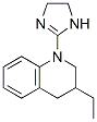(9CI)-1-(4,5-二氫-1H-咪唑-2-基)-3-乙基-1,2,3,4-四氫-喹啉結(jié)構(gòu)式_736893-14-4結(jié)構(gòu)式