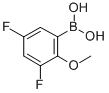 (3,5-Difluoro-2-methoxyphenyl)boronic acidStructure,737000-76-9Structure (3,5-Difluoro-2-methoxyphenyl)boronic acid Structure,737000-76-9Structure