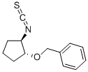(1R,2R)-(-)-2-芐氧基環(huán)戊基硫代異氰酸酯結(jié)構(gòu)式_737000-90-7結(jié)構(gòu)式