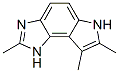 (9CI)-1,6-二氫-2,7,8-三甲基-吡咯并[3,2-e]苯并咪唑結(jié)構(gòu)式_73857-51-9結(jié)構(gòu)式