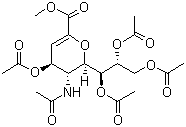 Methyl5-acetamido-4,7,8,9-tetra-o-acetyl-2,6-anhydro-3,5-dideoxy-d-glycero-d-galacto-non-2-enonateStructure,73960-72-2Structure Methyl5-acetamido-4,7,8,9-tetra-o-acetyl-2,6-anhydro-3,5-dideoxy-d-glycero-d-galacto-non-2-enonate Structure,73960-72-2Structure