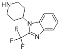 1-(4-Piperidinyl)-2-(trifluoromethyl)-1h-benzimidazoleStructure,742076-06-8Structure 1-(4-Piperidinyl)-2-(trifluoromethyl)-1h-benzimidazole Structure,742076-06-8Structure