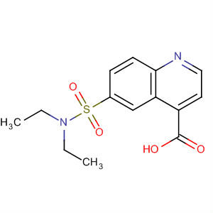 6-Diethylsulfamoyl-quinoline-4-carboxylic acidStructure,743435-37-2Structure 6-Diethylsulfamoyl-quinoline-4-carboxylic acid Structure,743435-37-2Structure