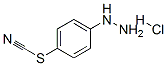 4-Thiocyanatophenylhydrazine hydrochlorideStructure,74411-22-6Structure 4-Thiocyanatophenylhydrazine hydrochloride Structure,74411-22-6Structure