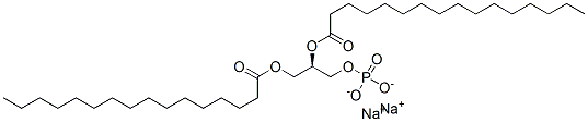 L-α-磷脂酸二軟脂?；c鹽結(jié)構式_74427-52-4結(jié)構式