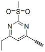 Pyrimidine, 4-ethyl-6-ethynyl-2-(methylsulfonyl)- (9ci)Structure,746620-56-4Structure Pyrimidine, 4-ethyl-6-ethynyl-2-(methylsulfonyl)- (9ci) Structure,746620-56-4Structure