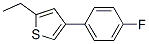 Thiophene, 2-ethyl-4-(4-fluorophenyl)- (9ci)Structure,748817-89-2Structure Thiophene, 2-ethyl-4-(4-fluorophenyl)- (9ci) Structure,748817-89-2Structure