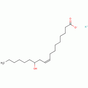 蓖麻油酸單鉀結構式_7492-30-0結構式