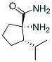 (1s,2s)-(9ci)-1-氨基-2-(1-甲基乙基)-環(huán)戊烷羧酰胺結(jié)構(gòu)式_749200-79-1結(jié)構(gòu)式