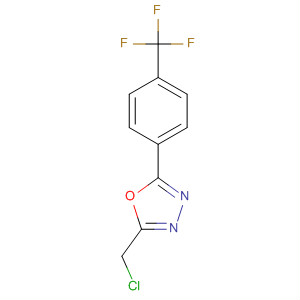 2-(氯甲基)-5-[4-(三氟甲基)苯基]-1,3,4-噁二唑結(jié)構(gòu)式_753479-67-3結(jié)構(gòu)式