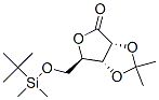 5-O-(叔丁基二甲硅烷基)-2,3-O-異亞丙基-D-核糖酸-γ-內(nèi)酯結(jié)構(gòu)式_75467-36-6結(jié)構(gòu)式