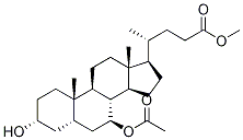 7-O-乙?；鶠跆K基脫氧膽酸甲酯結(jié)構(gòu)式_75672-24-1結(jié)構(gòu)式