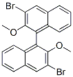 (R)-3,3-二溴-2,2-二甲氧基-1,1-聯(lián)萘結(jié)構(gòu)式_75714-60-2結(jié)構(gòu)式