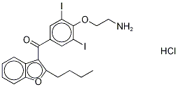 Di(n-desethyl) amiodarone hydrochlorideStructure,757220-04-5Structure Di(n-desethyl) amiodarone hydrochloride Structure,757220-04-5Structure