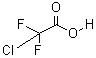 二氟氯乙酸結構式_76-04-0結構式